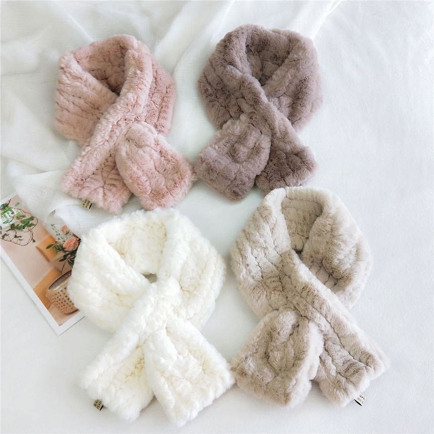 FROME - Effen Chenille Sjaal