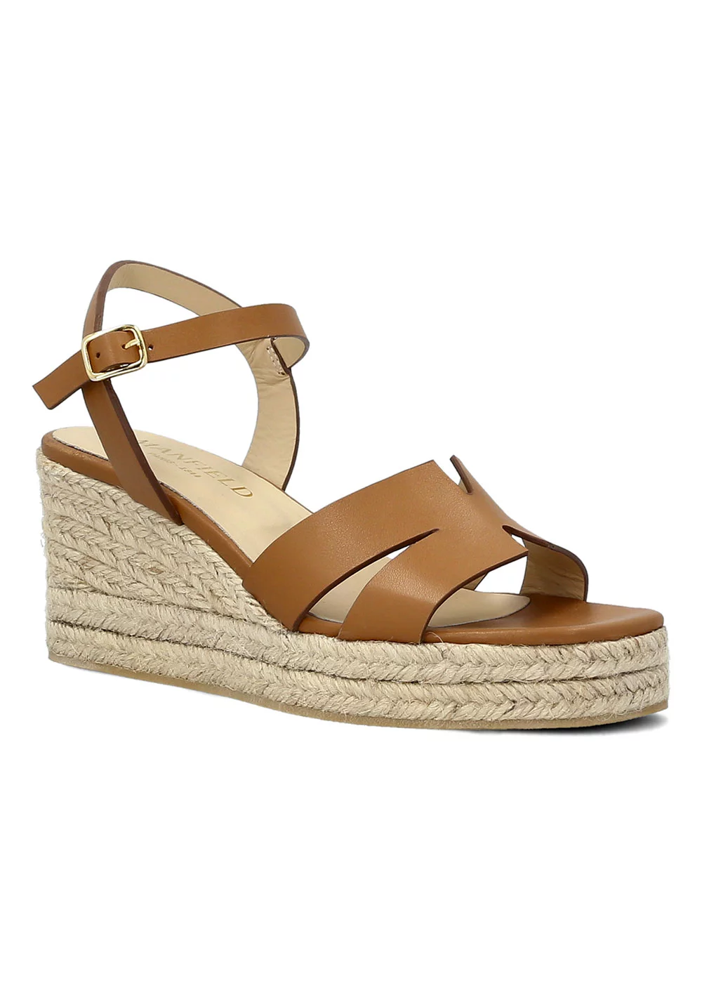 COMPENSE MARESCA CUIR CAMEL