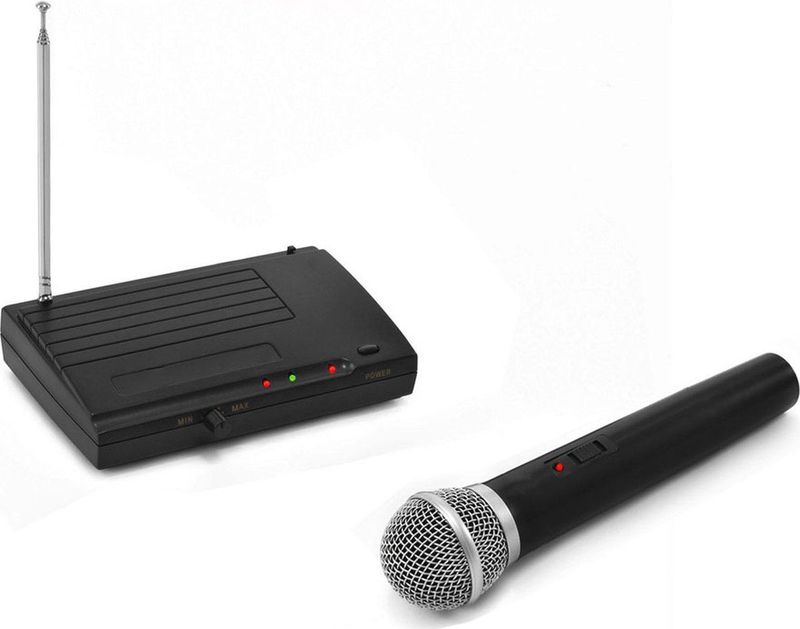 Chord - VH45B - Draadloze Microfoon - VHF - Inclusief Ontvanger - Batterijen Meegeleverd