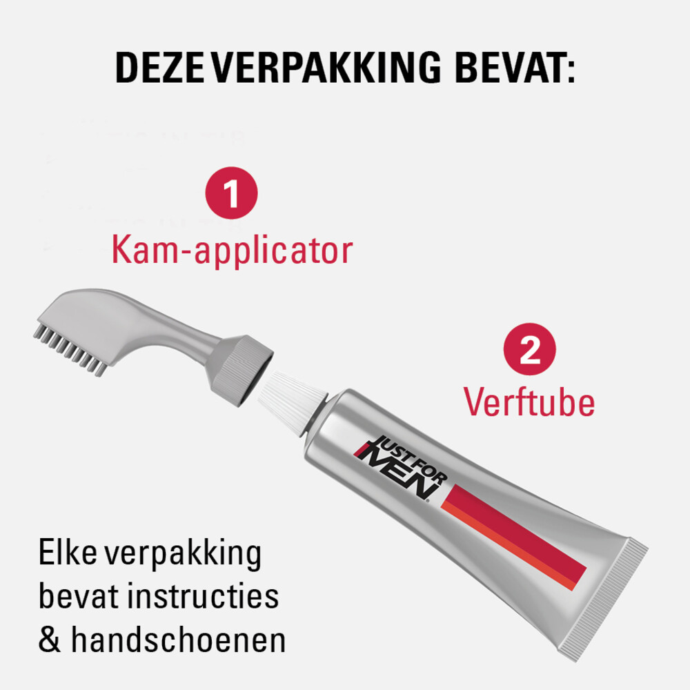 Just for Men Autostop Haarverf Zwart A5535 gr