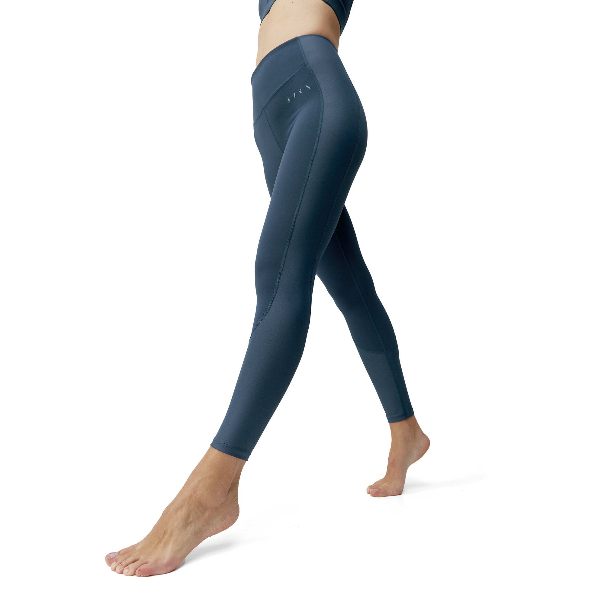 LUANA - Legging luana avec finition satinée | Bleu