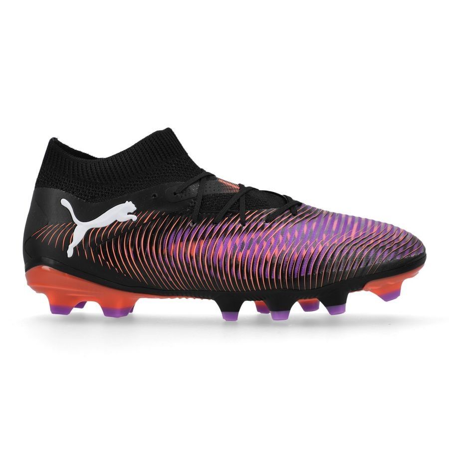 PUMA Future 8 Pro FG/AG Unlimited - Noir/Blanc/Glowing Red Femme