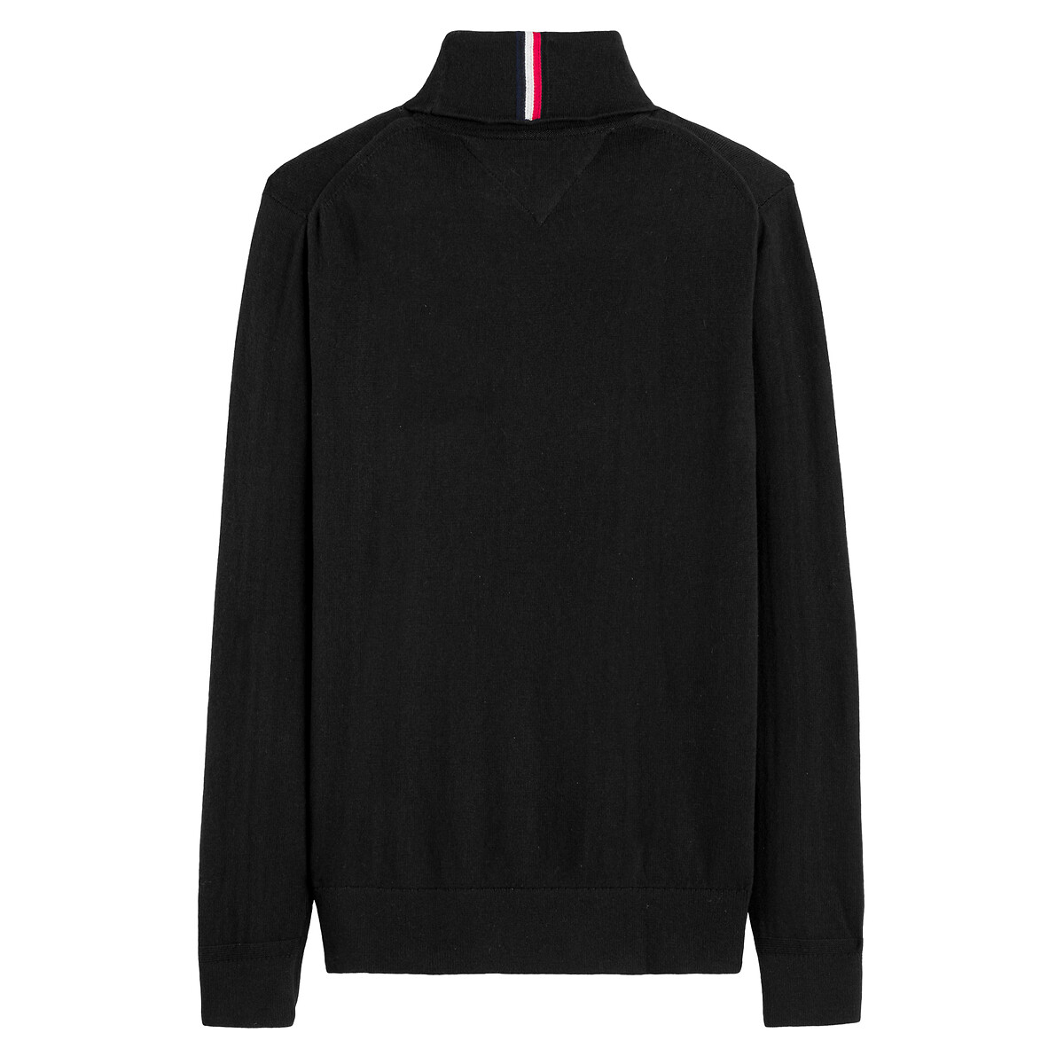 TOMMY HILFIGER<br>Suéter de gola alta em algodão pima e cashmere
