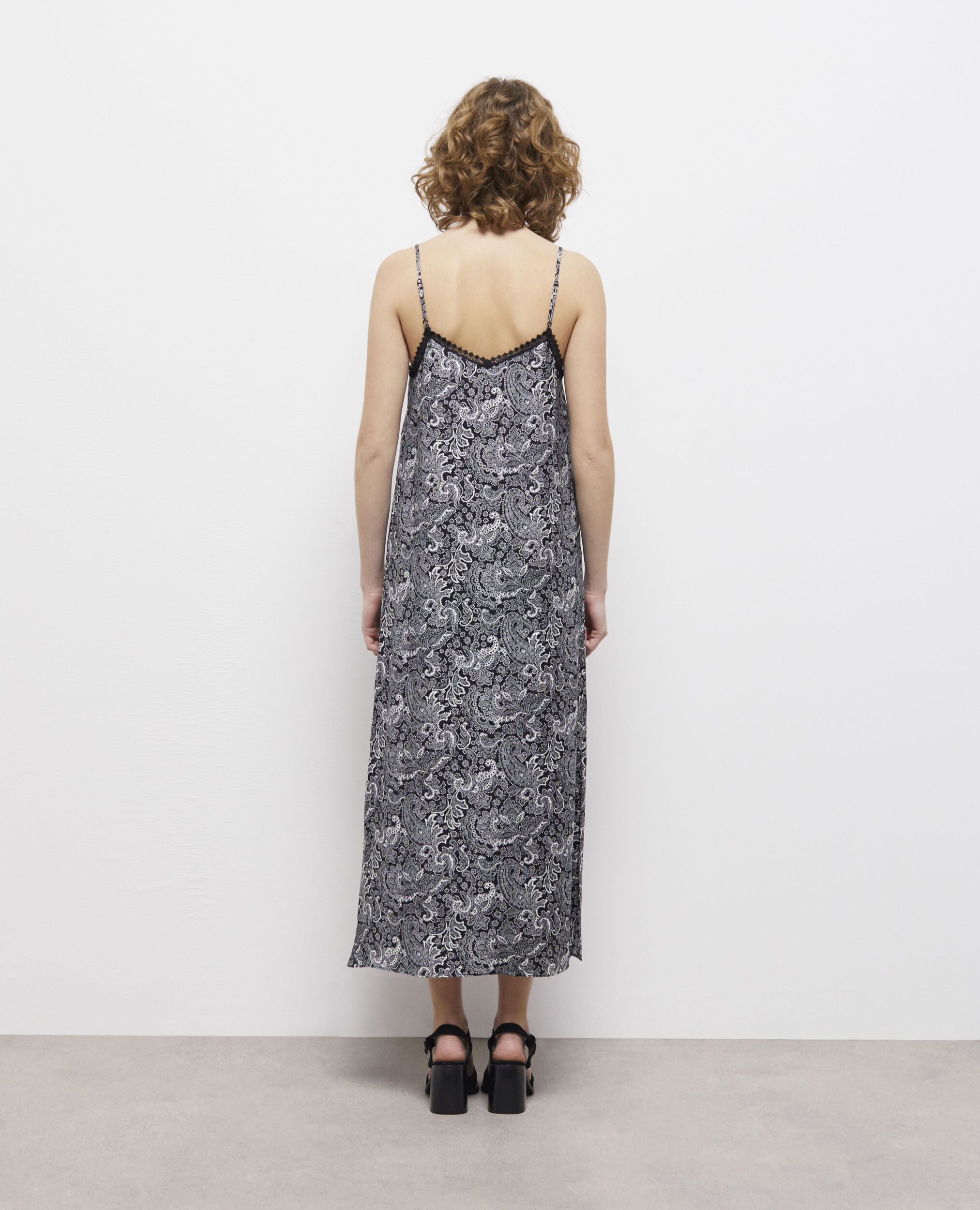 Robe longue imprimée