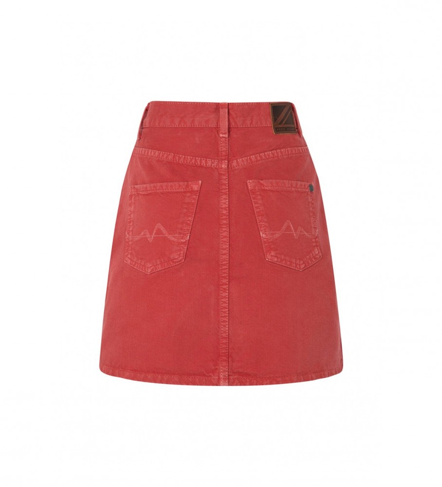 Saia vermelha Rachel da Pepe Jeans