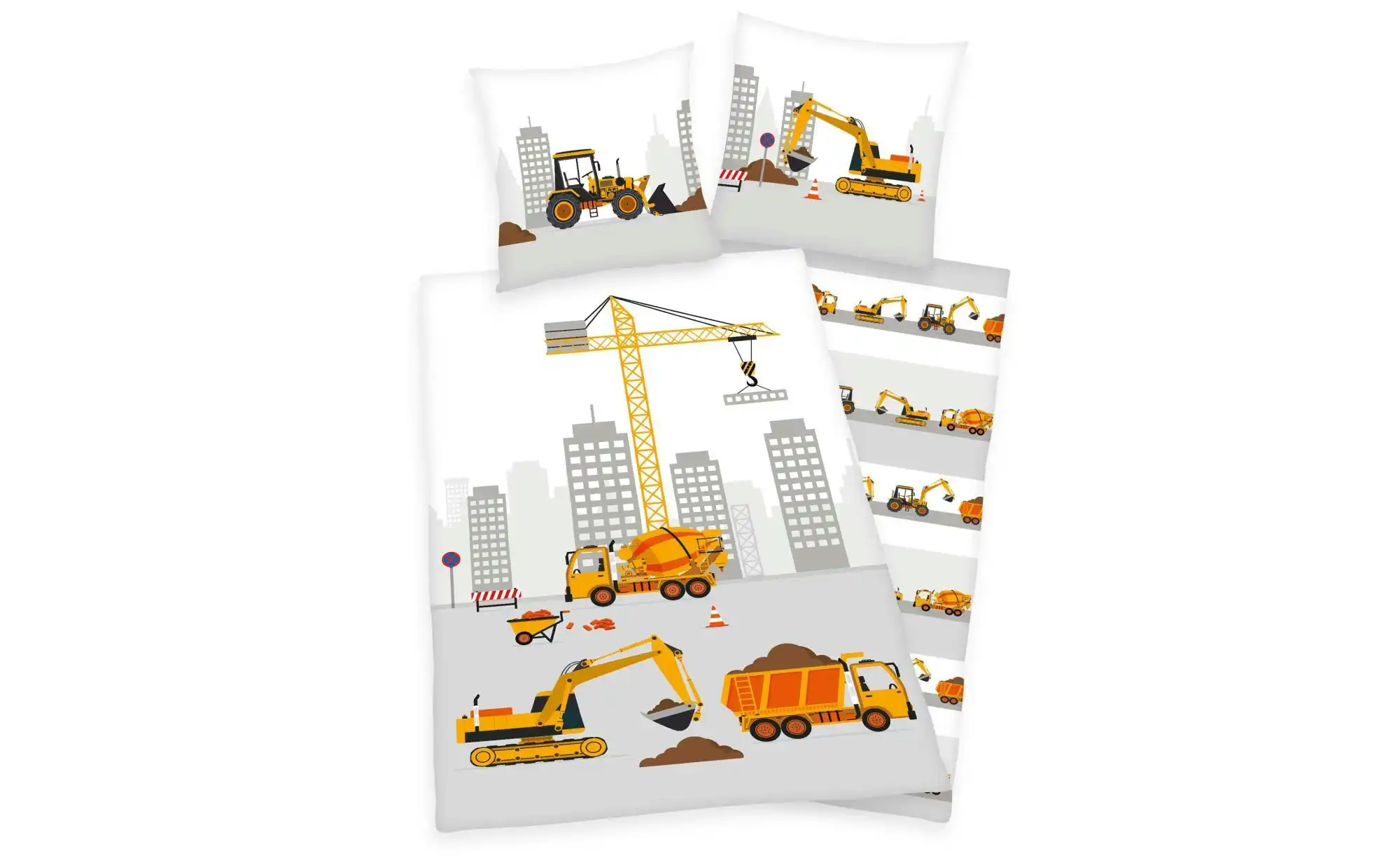 Bettwäsche-Set Baustelle