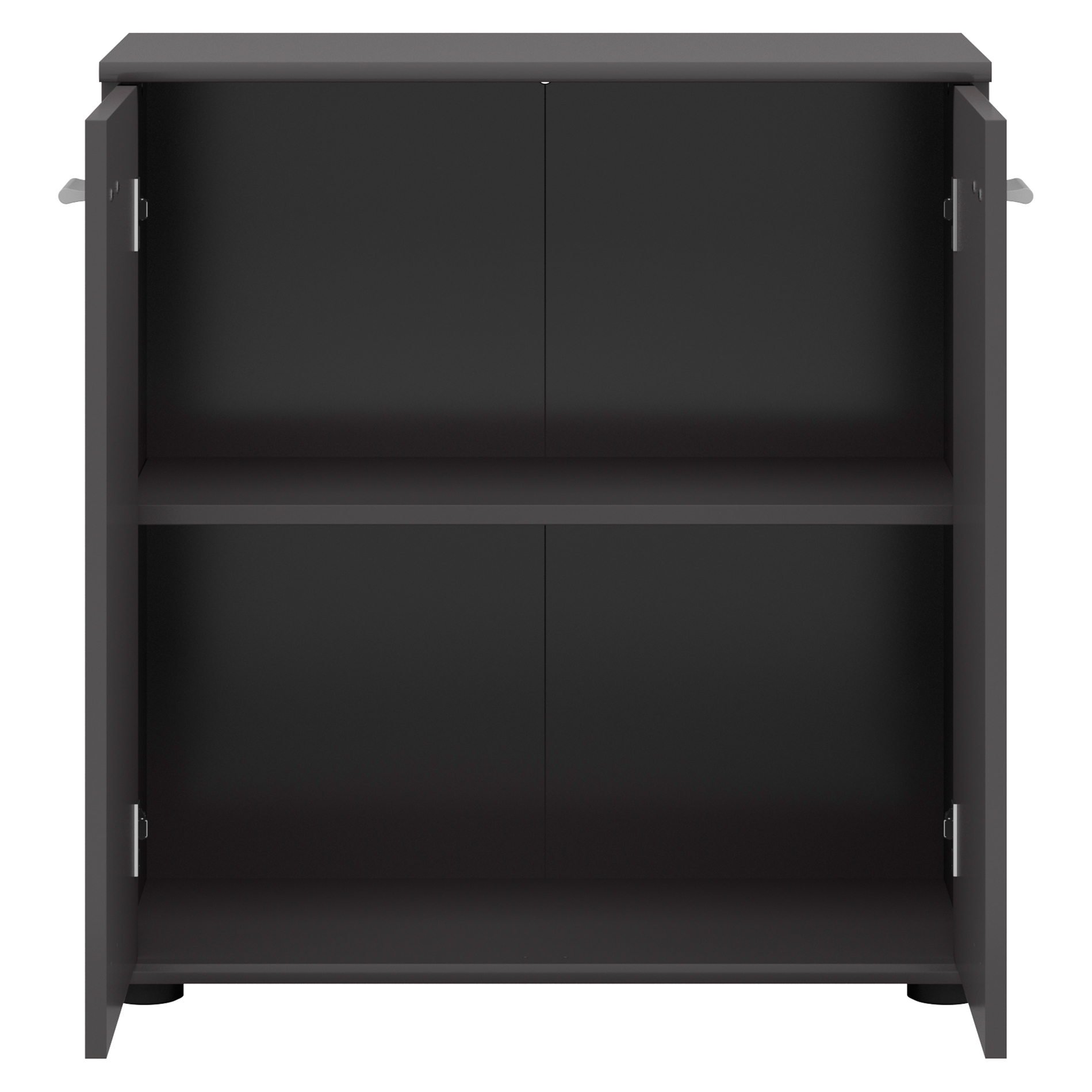 Kommode - anthrazit - 2 Türen - 71 cm breit