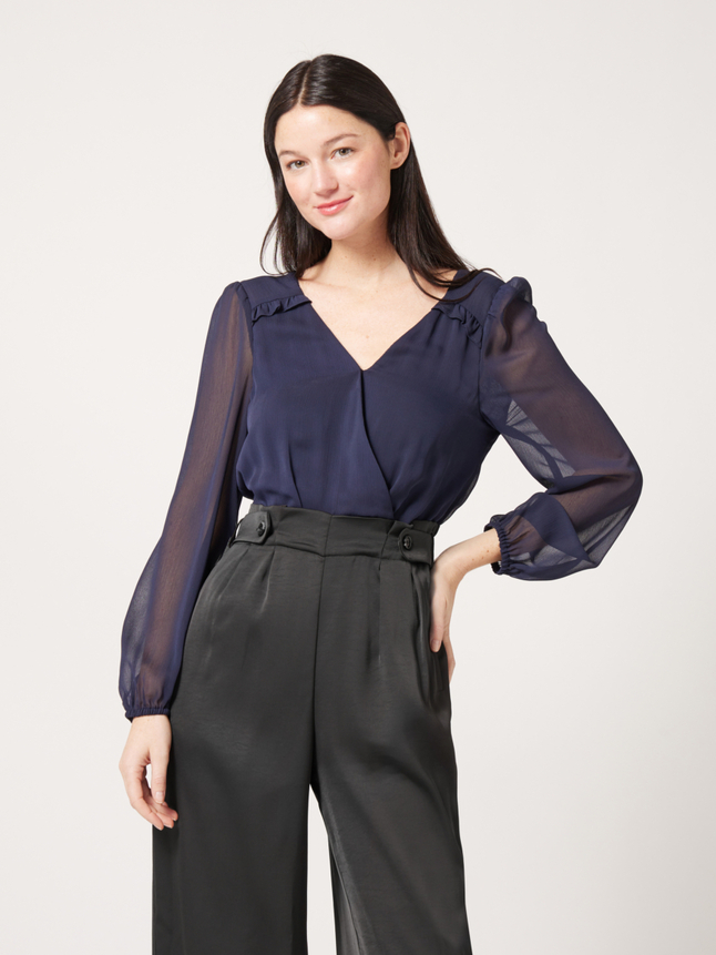 Combinaison pantalon bimatière