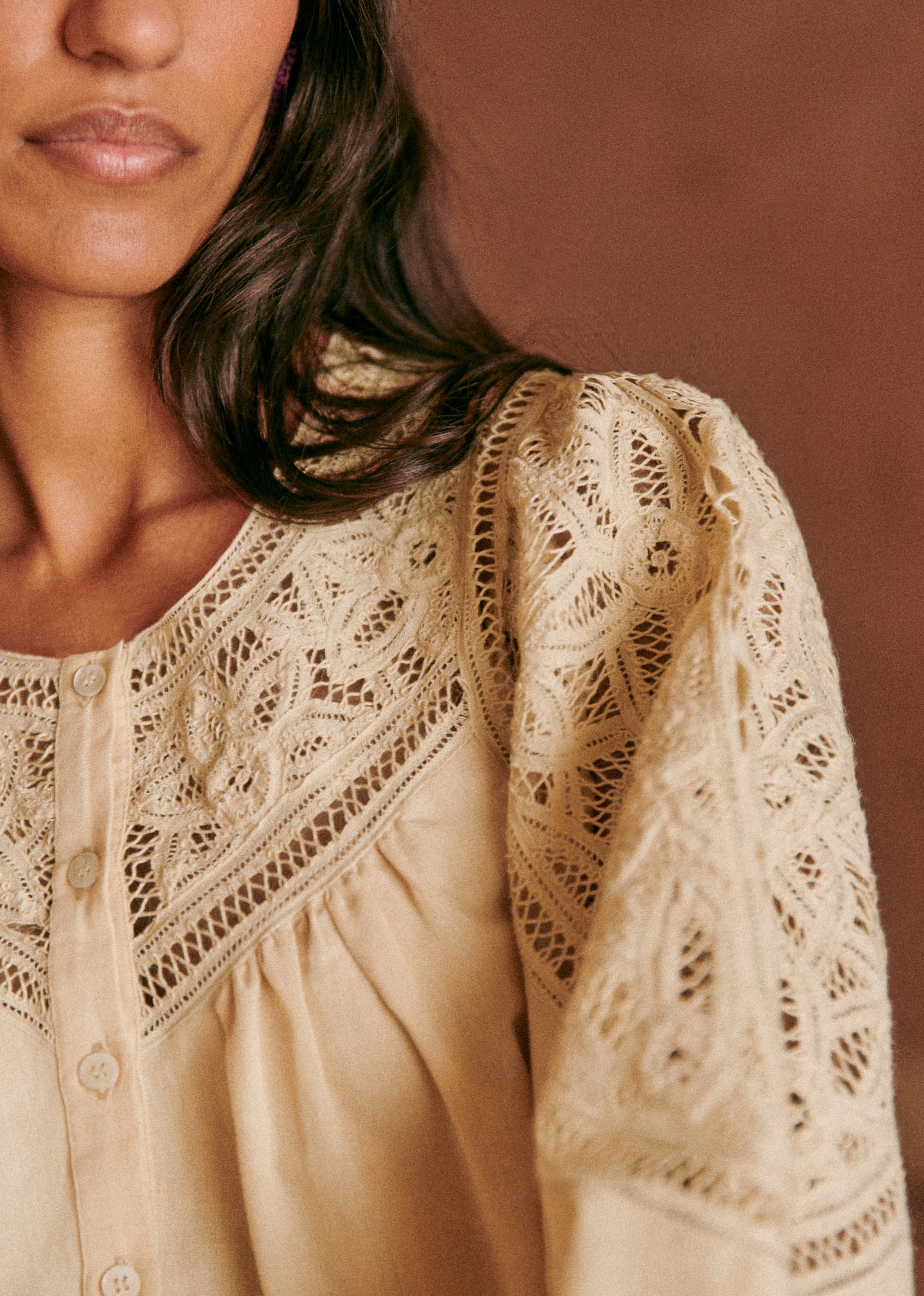Chemise Donia - Beige - E-SHOP/CHEMISES & BLOUSES 5905300