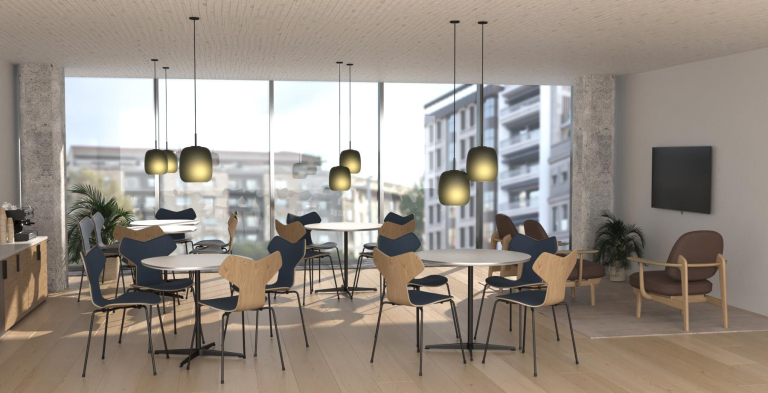 Fritz Hansen Maluma hanglamp moss