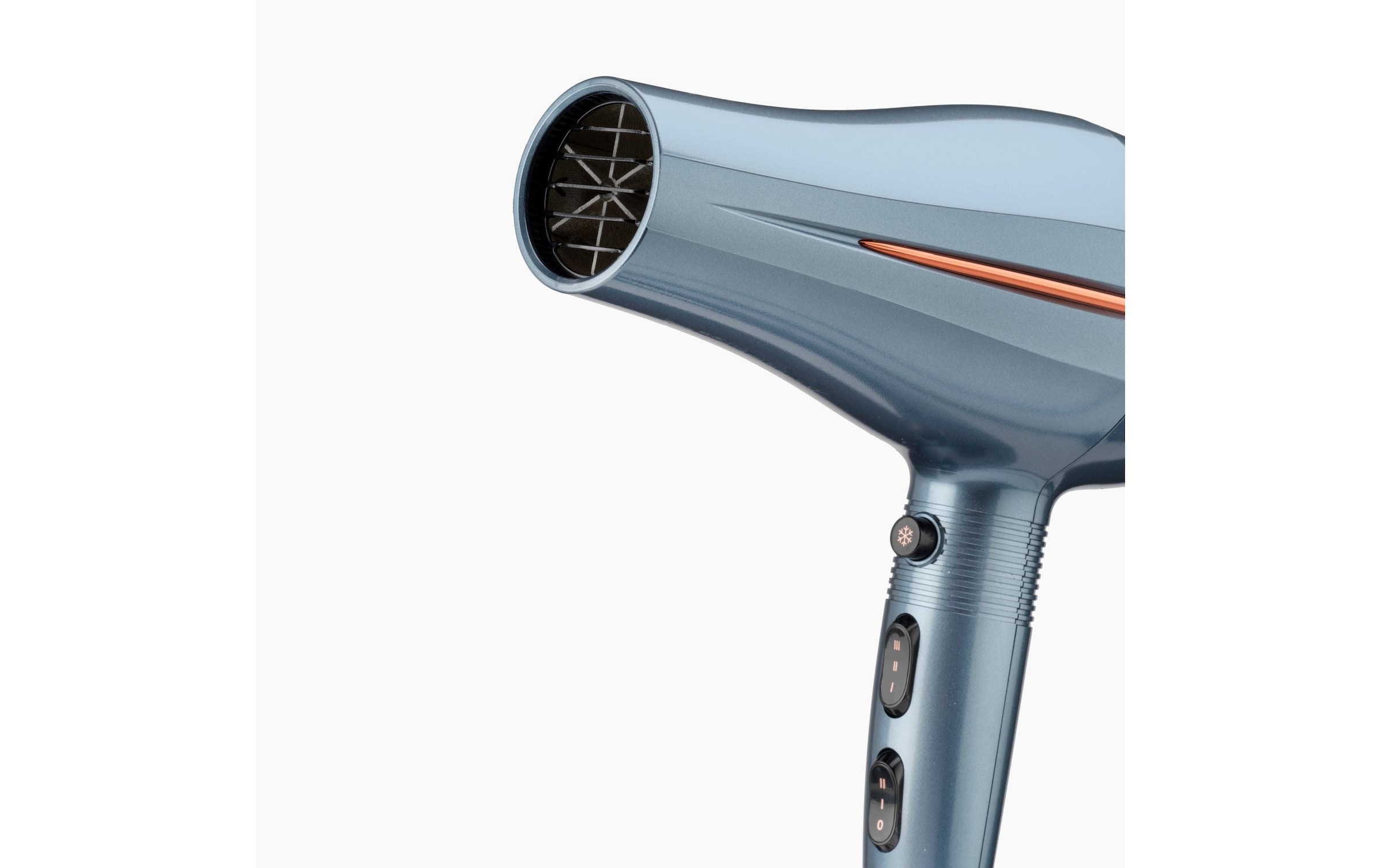 BaByliss Haartrockner »BaByliss Denim Luxe Haartrockner mit Ionen-Technologie, D251PE« 2.200 W Föhn mit Aufsatz, HTDC-Motor, 2200W, Keramik-Technologie