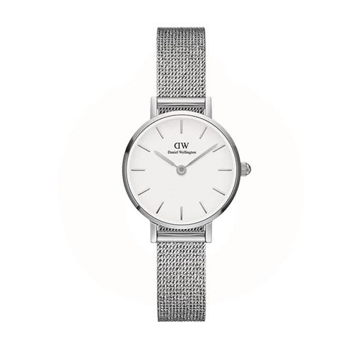 Daniel Wellington Classic Petite ADW00100442 Dameur, Stål/Hvid, 24 mm