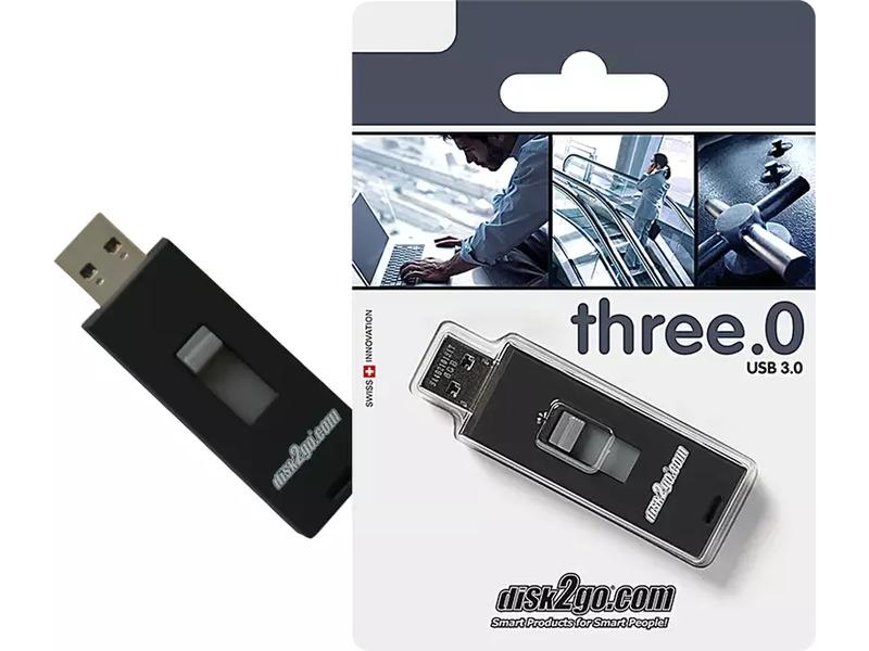 Diverse USB-Stick Three.O 64 GB USB-Stick mit 64 GB Speicherkapazität