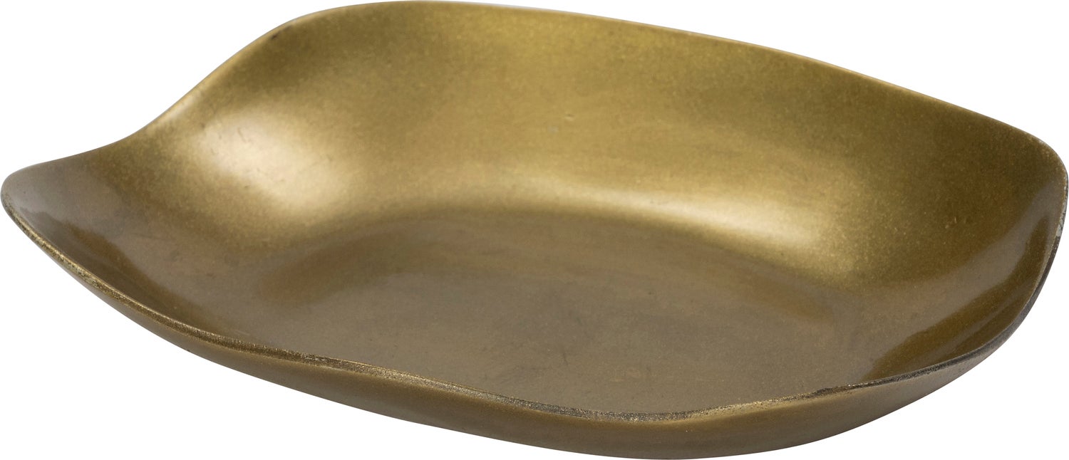 Intratuin decoratieschaal Karin goud 9,5 x 7,5 x 1,5 cm