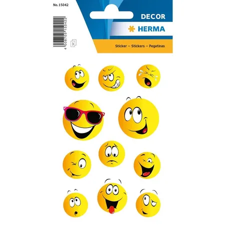 HERMA Schmucketikett Happy Face
