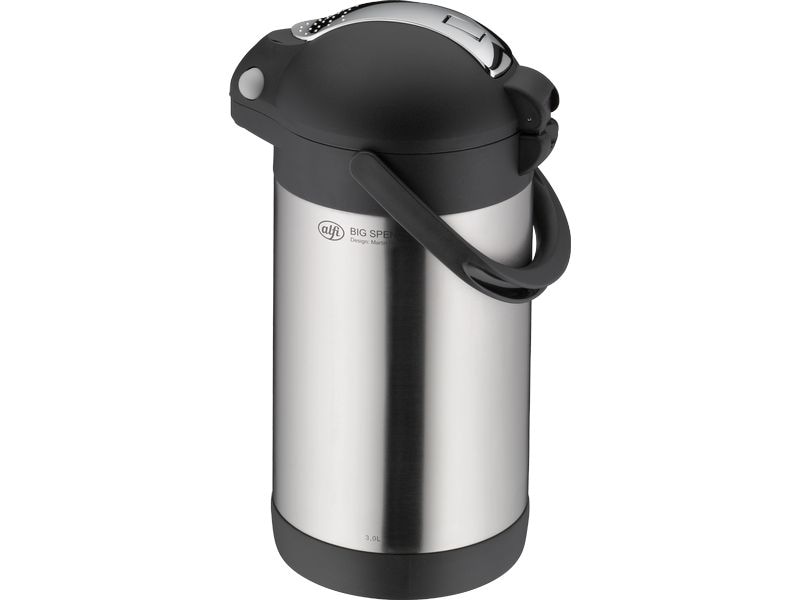 Alfi Thermoskanne Big Spender 3000 ml, Silber Isolierte Thermoskanne
