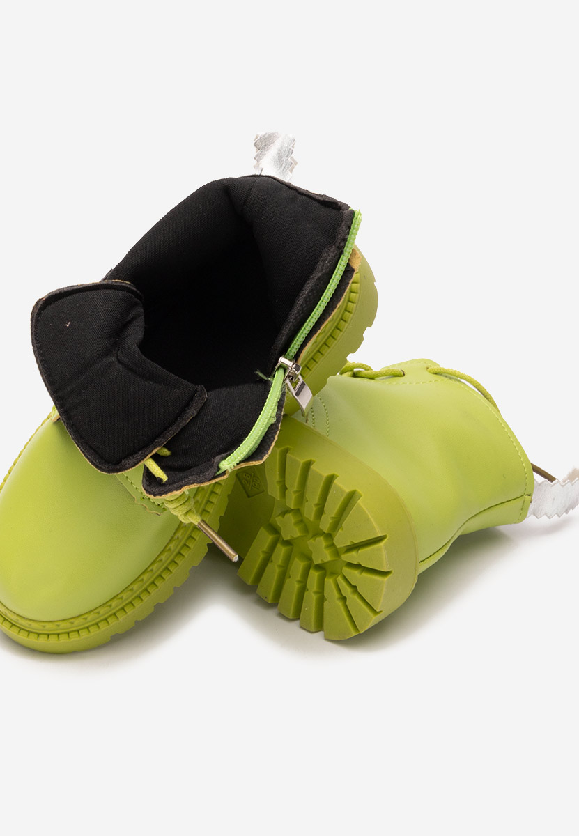 Bottines enfants vert Wonderland