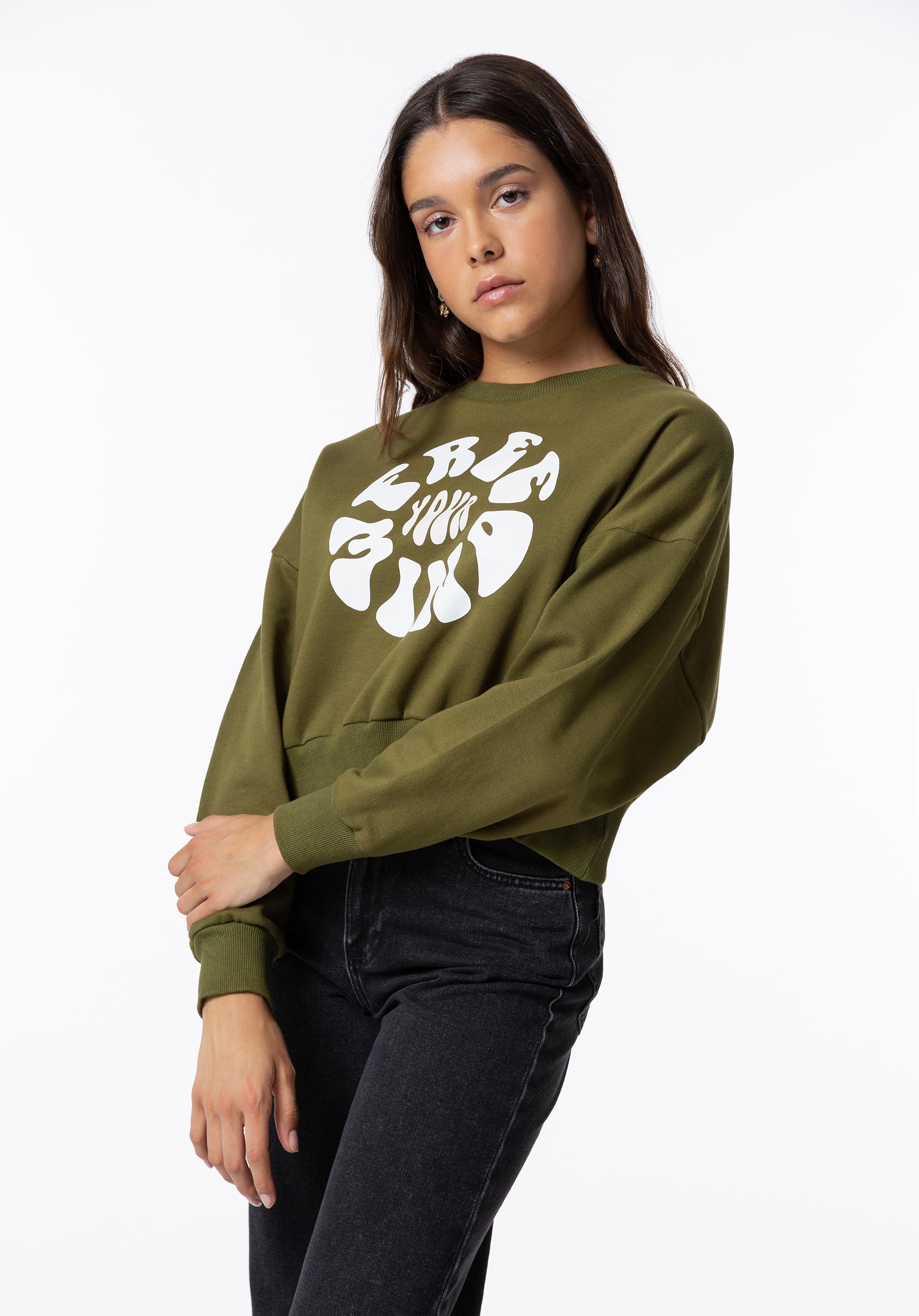 Sweatshirt com Mensagem