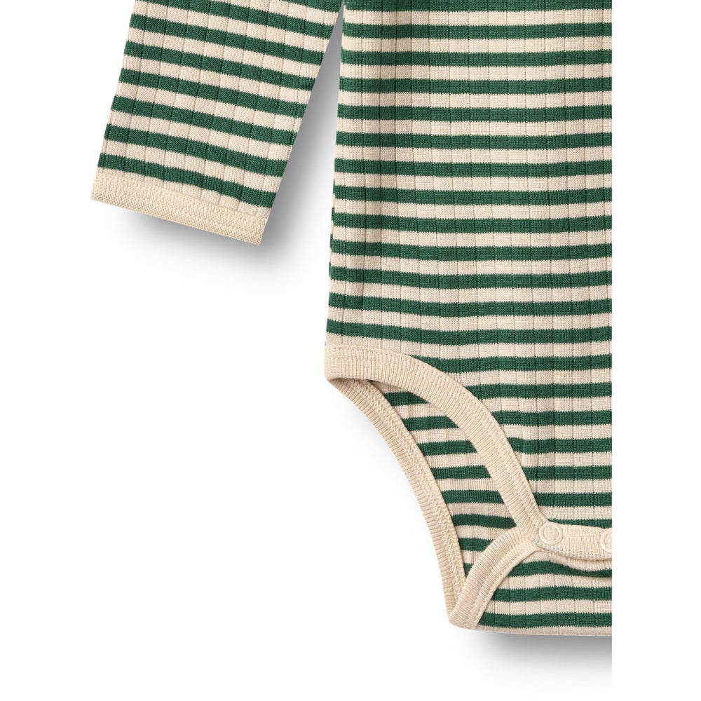 Køb Wheat Green Stripe Body L/S Berti