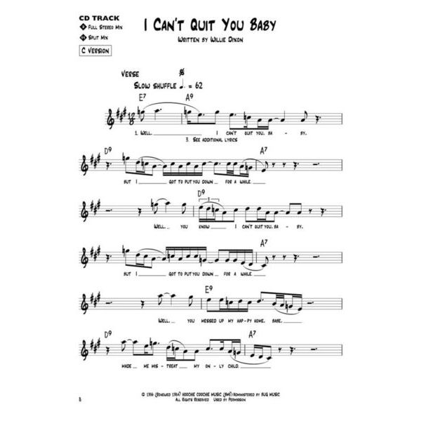 Hal Leonard Blues Play-Along Slow Blues