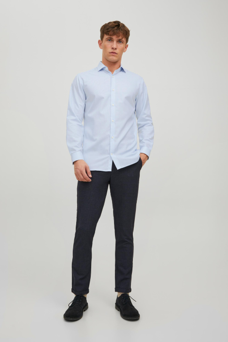 Jack & Jones blauwe heren overhemd