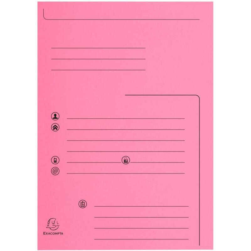 Paquet de 25 chemises 2 rabats SUPER 210 Contact - 24x32cm