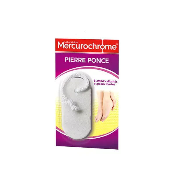 Pedra-pomes de mercurocromo