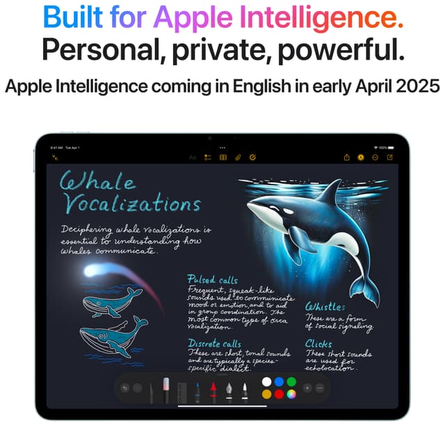 iPad Air 13 M3 1TB WiFi (Blå)