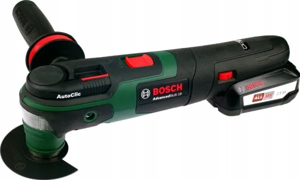Bosch Bosch AdvancedMulti 18V 1x2,5Ah batteridrevet multiværktøj   tilbehør