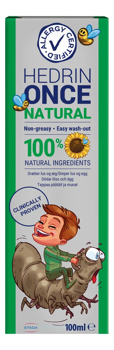 Hedrin Once Natural - 100 ml.