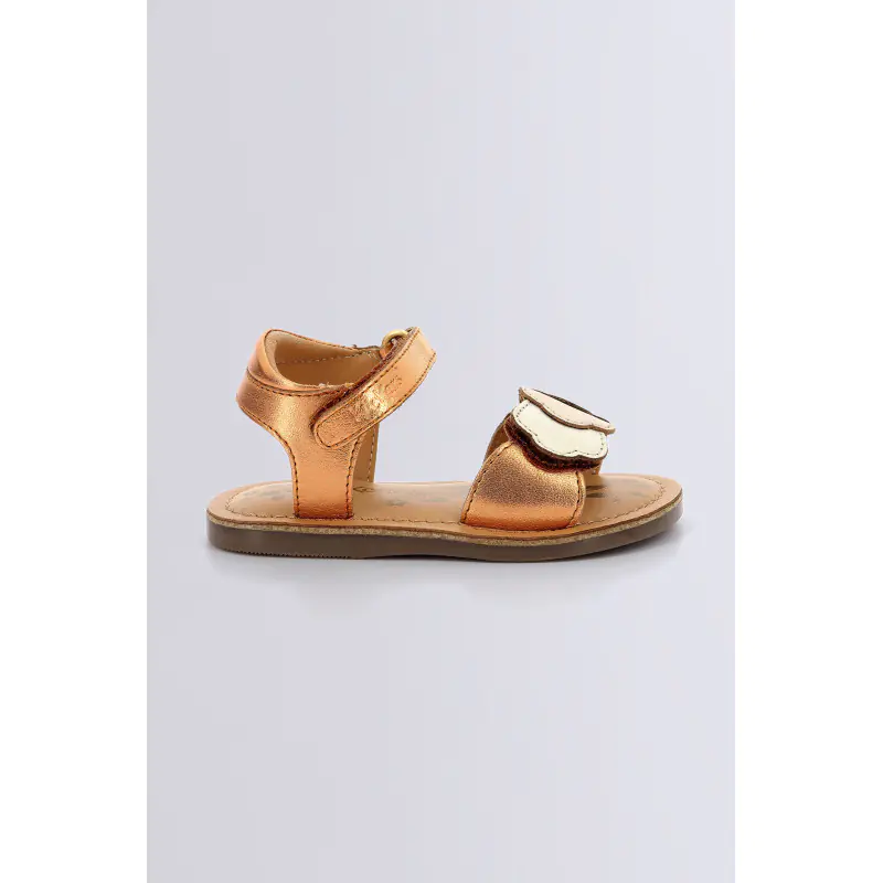 Dyastar Orange SANDALES Cuir Fille