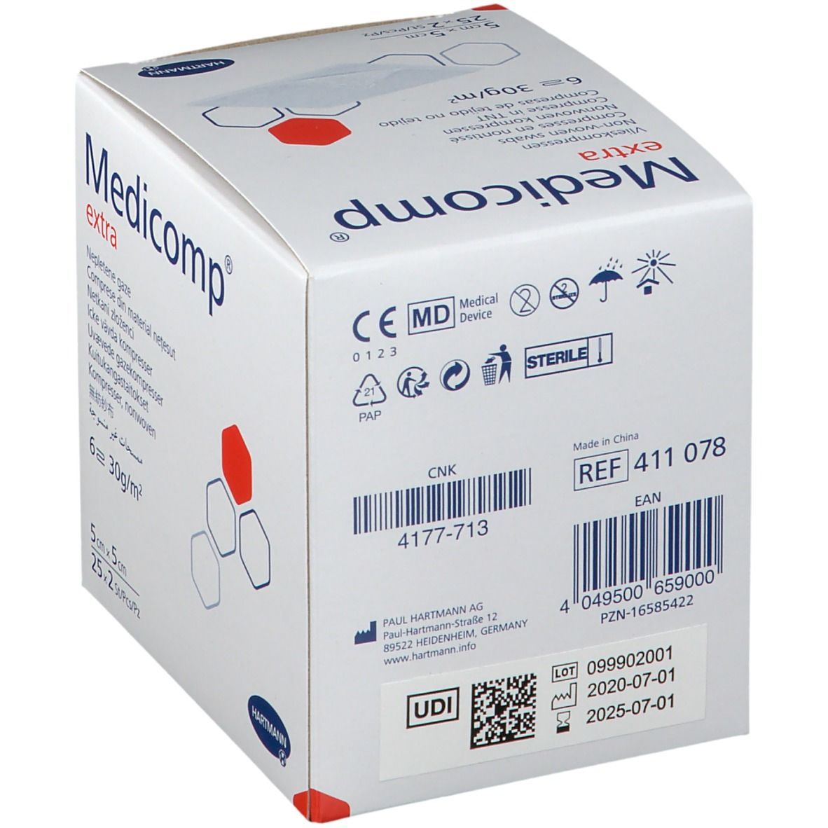 Medicomp Extra 5x5 st 6f S30