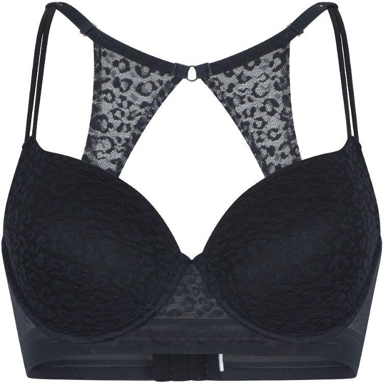 Sportieve Voorgevormde Bh Dierenprint - Blauw