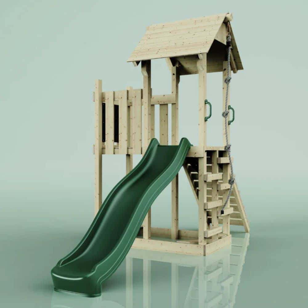 PolarPlay Tromso houten speeltoren in het groen,