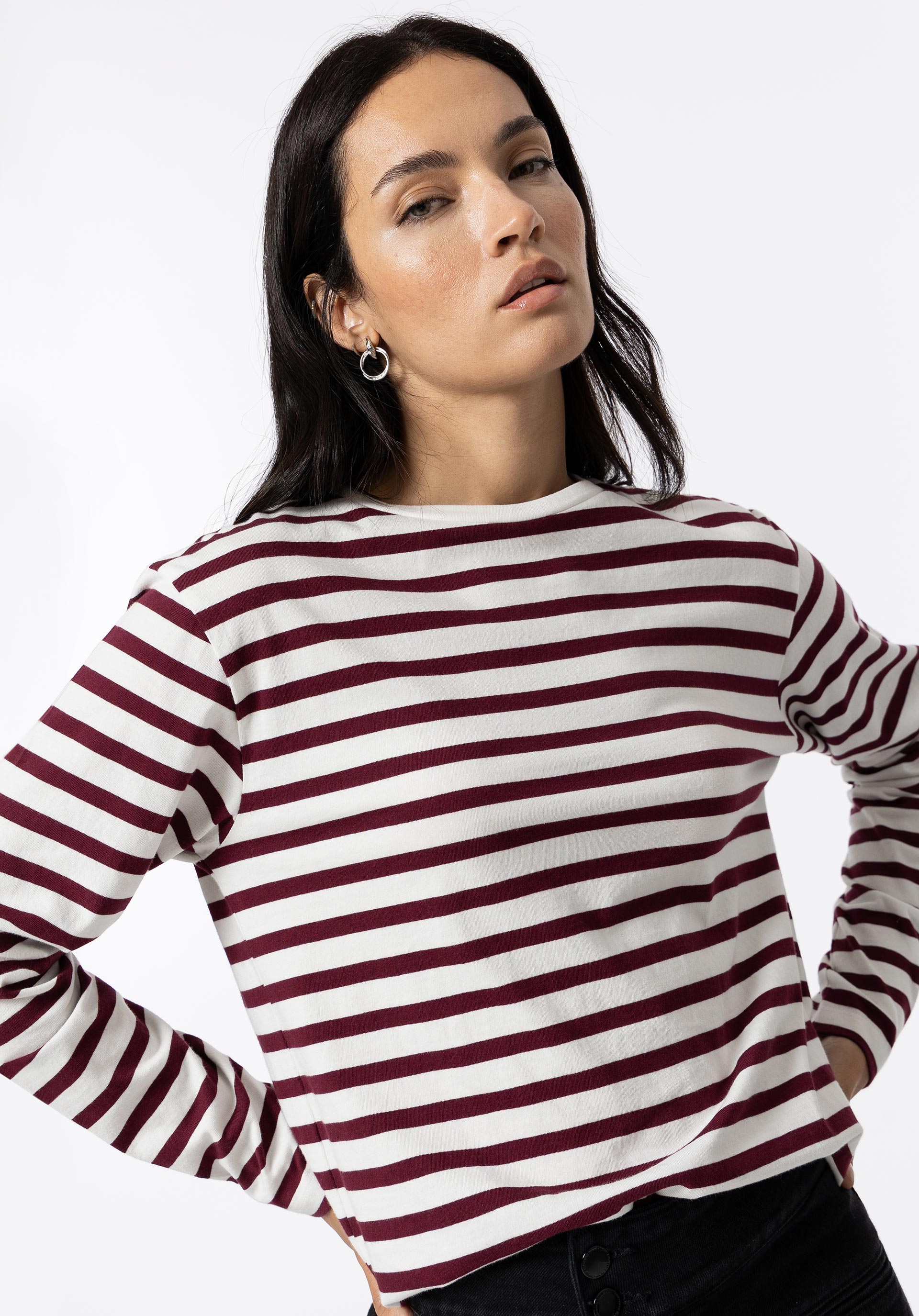 T-shirt às Riscas