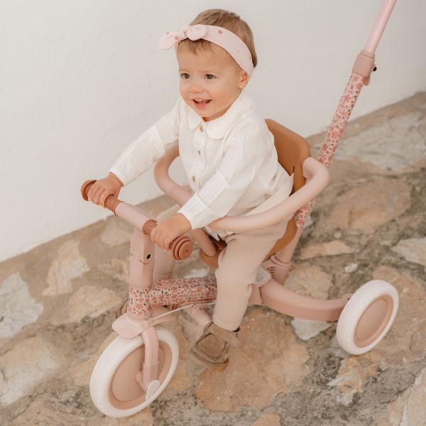 Little Dutch 4-in-1 Driewieler - Pink