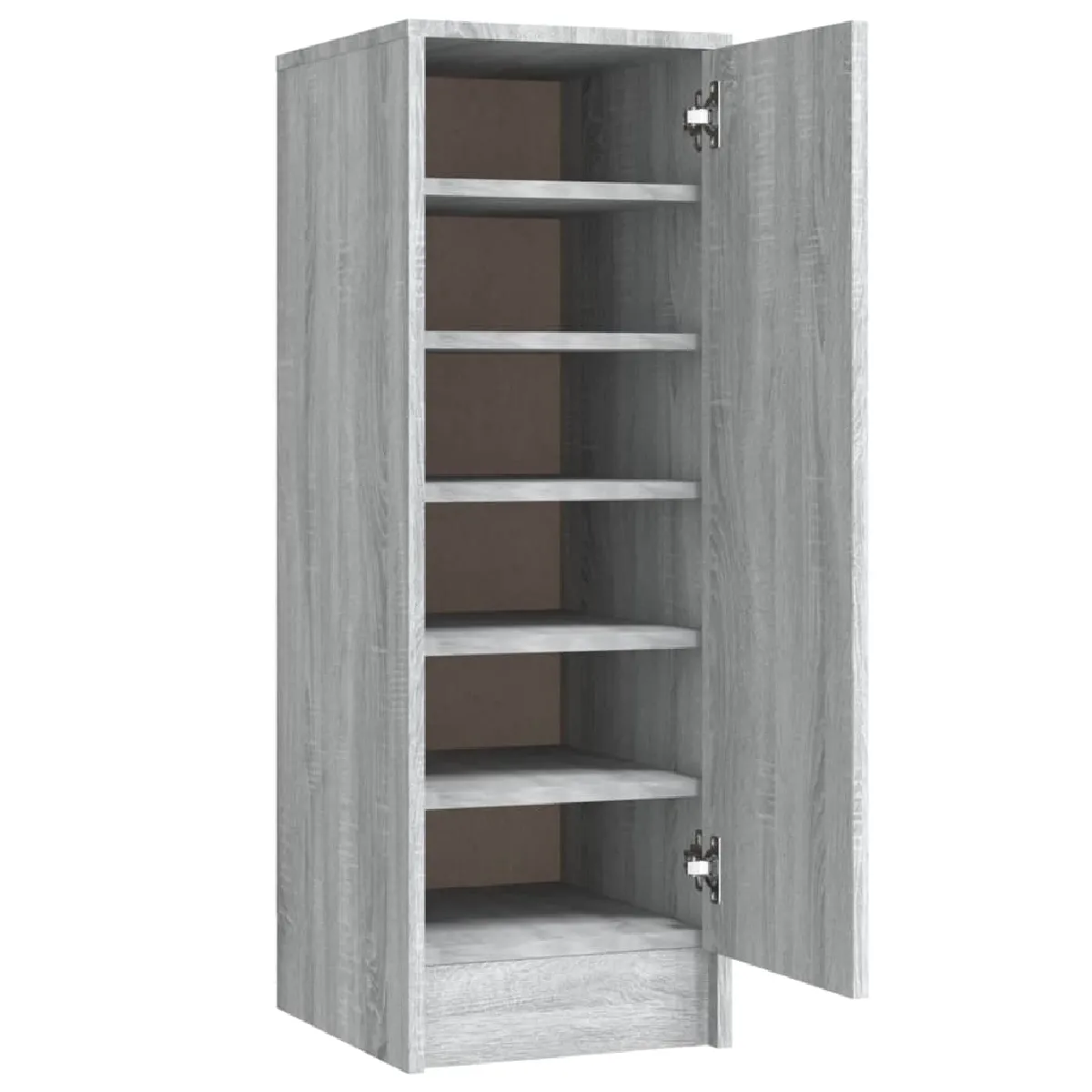 vidaXL Meuble à chaussures - Sonoma gris