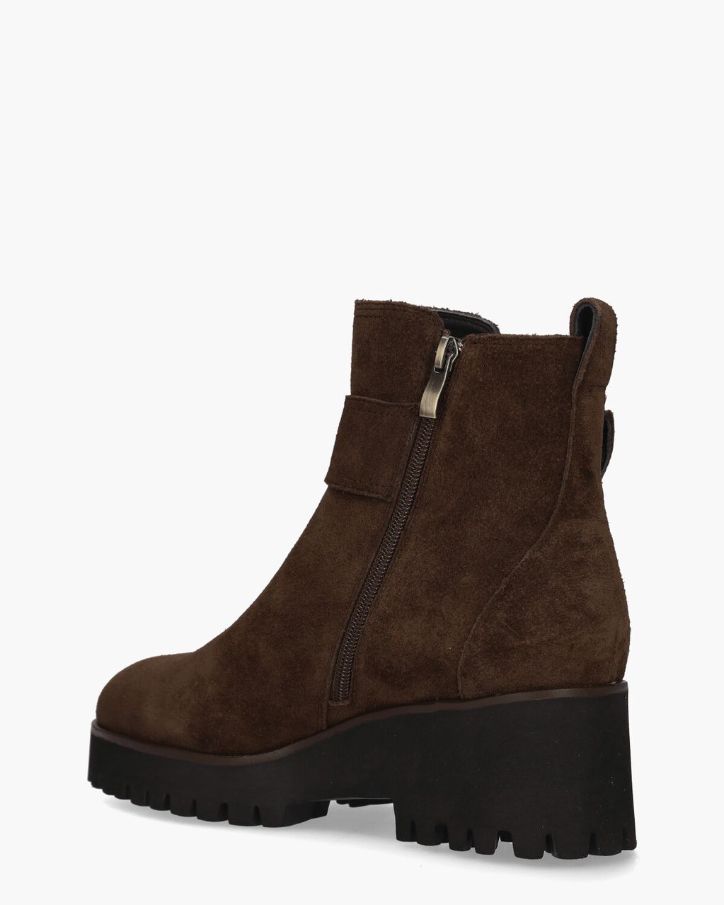 Di Lauro Palmyra Donkerbruin Dames Enkelboots