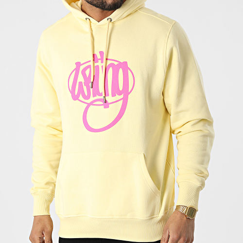 Sweat Capuche Essential Jaune