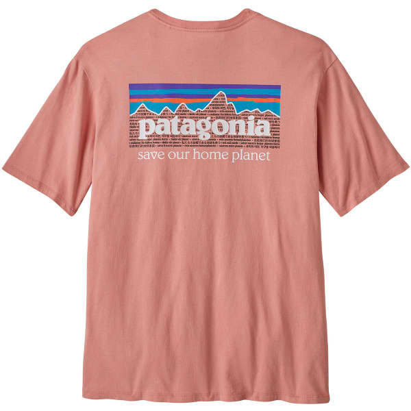 T-shirt PATAGONIA M'S P-6 MISSION ORGANIC T-SHIRT SUNFADE PINK
