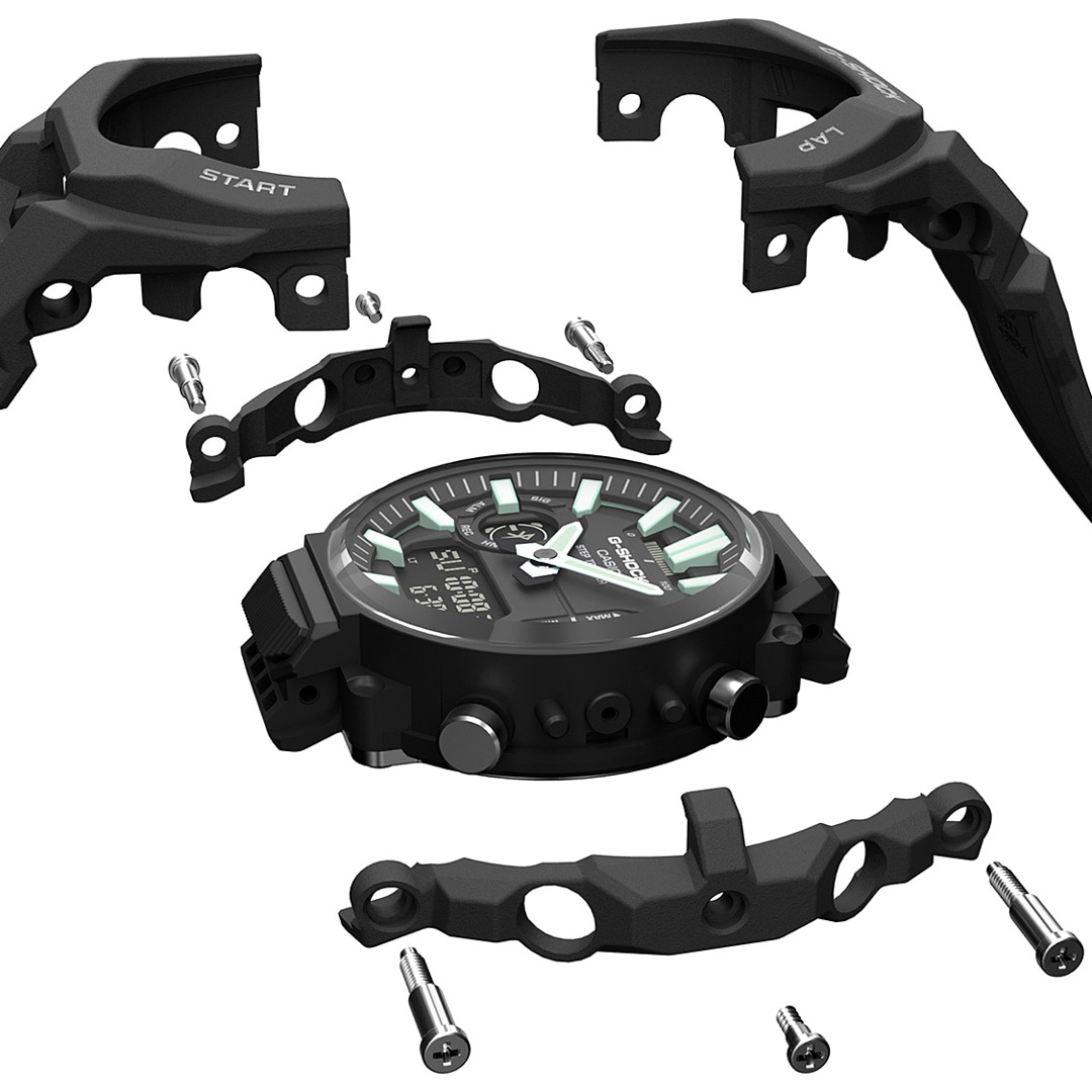 Casio G-Shock G-Squad Bluetooth 44mm Schwarz