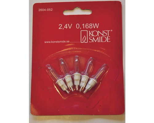 Konstsmide vervangingslamp, set van 5, warm wit licht, voor 2726, 2725