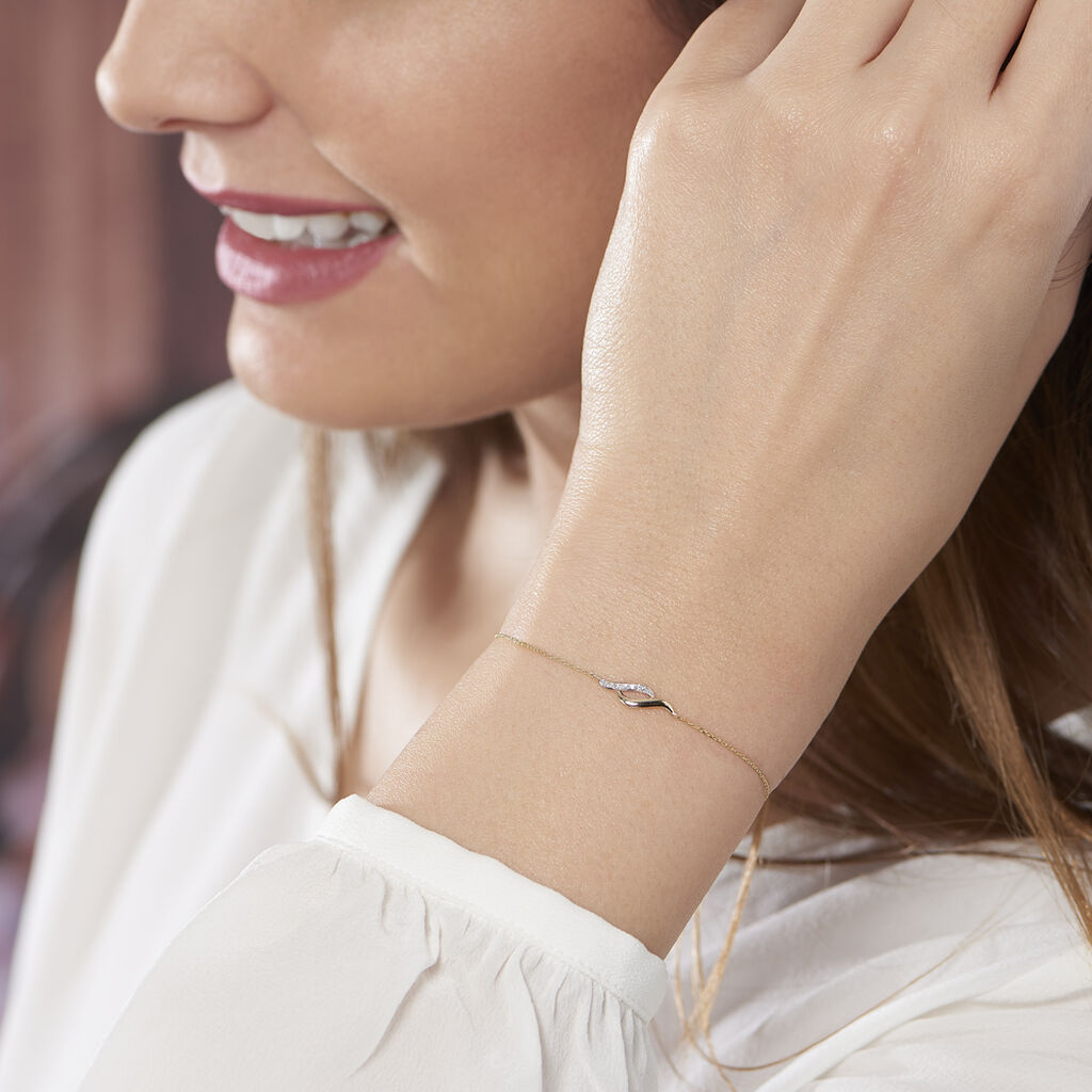 Bracelet Tylane Or Jaune Diamant