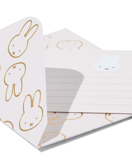 Jeu d'enveloppes Miffy - 6 pièces