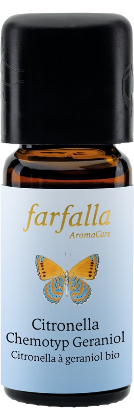Farfalla Citronella Chemotyp Geraniol Äth/Öl Bio Grand Cru 10 ml