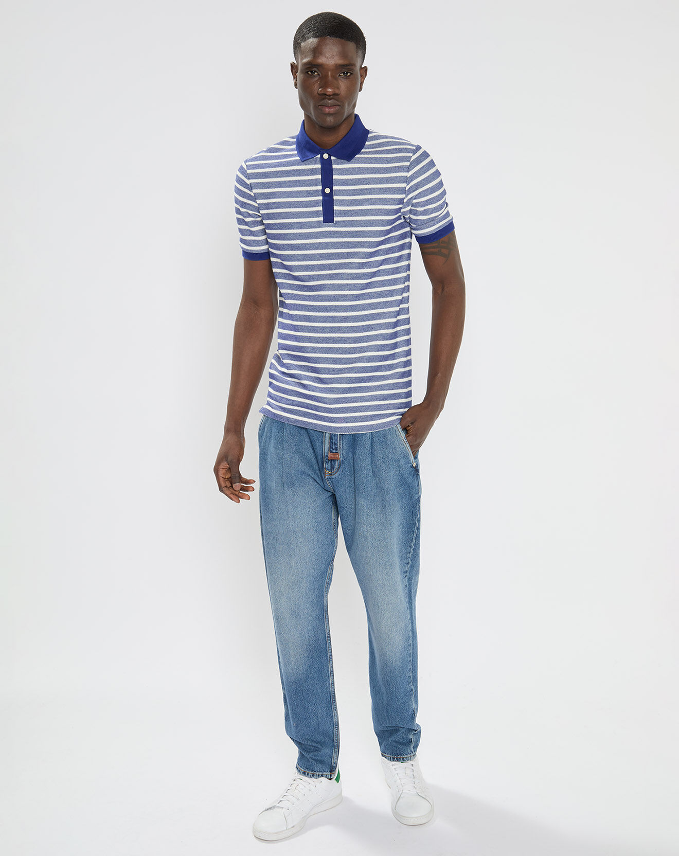 Scotch & Soda Jean Regular Fit Spin Chino bleu moyen