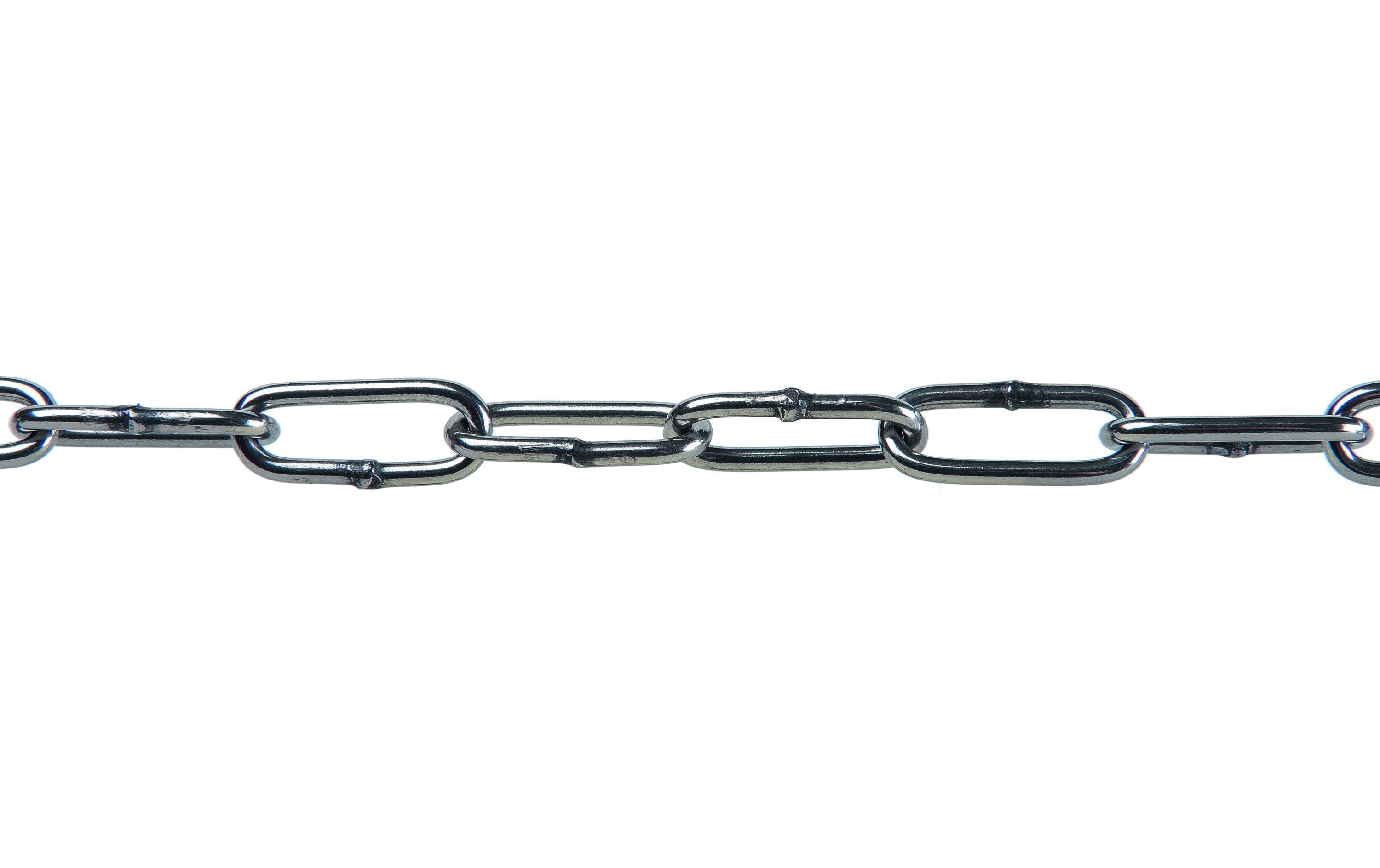 Rundstahlkette Ø 2 mm, 5 m, 20 kgRundstahlkette Form C
