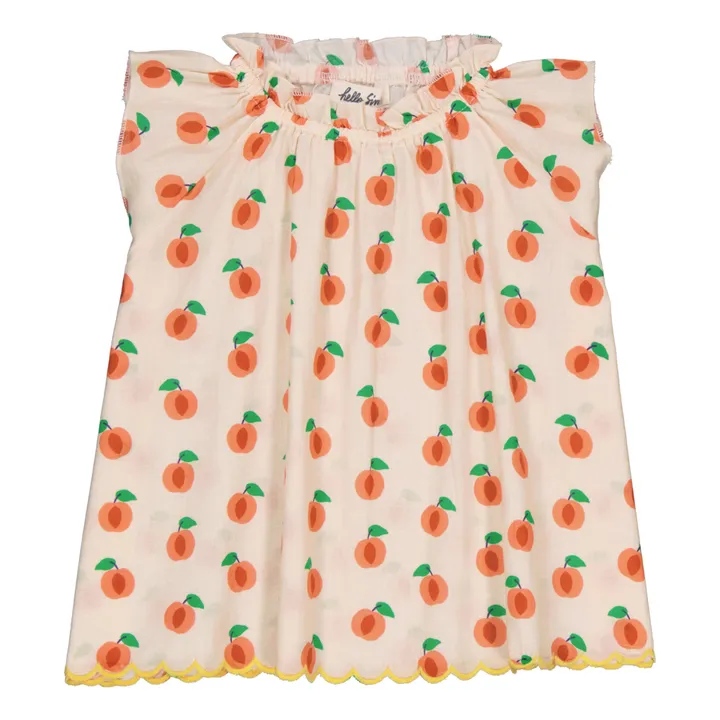 Hello Simone Robe Antonia Pêche | Crème
