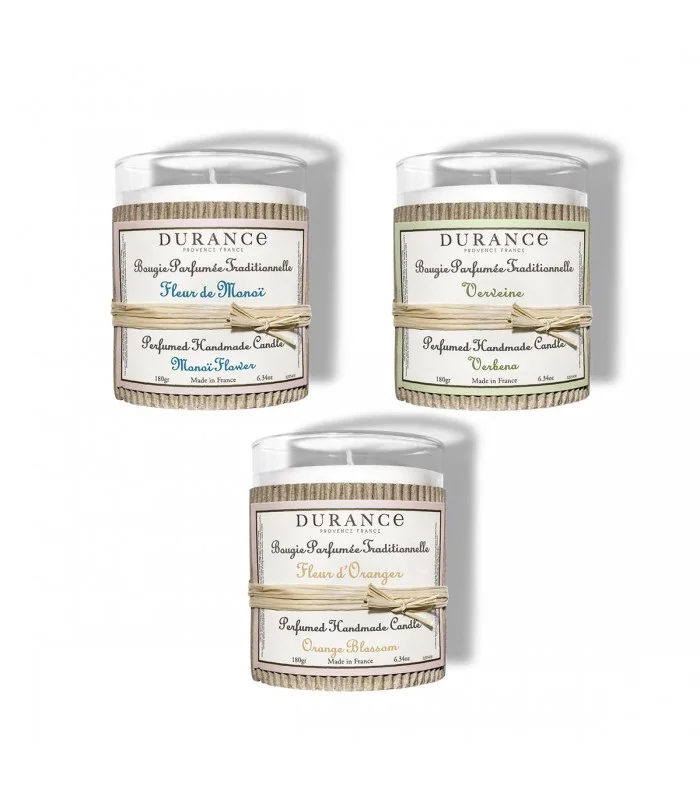 Trio Bougies Parfumées