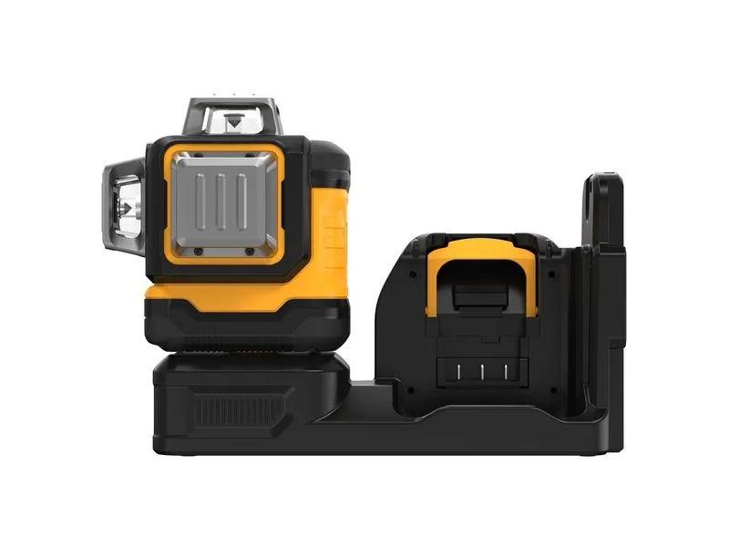 DeWALT DCE089NG18-XJ, 50 m, 3 mm/m, 360°, 360°, Linjeniveau, Sort, Gul